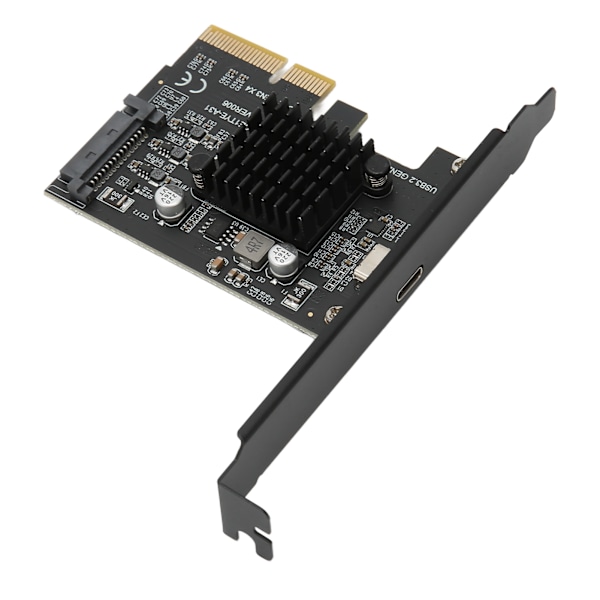 USB3.2 utvidelseskort GEN2x2 20Gbps ASM3242 Chip PCI E 4X Extender Extension Card for Windows 10 11