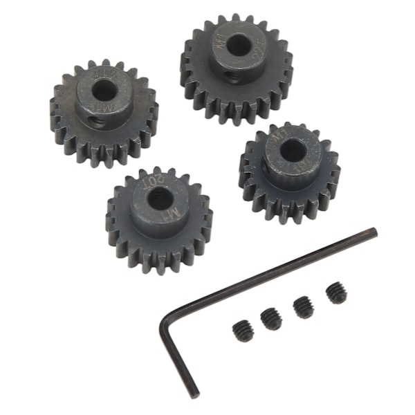 M1 5 mm RC-moottorin pinjonin vaihdesarja Vaihdesarja 19T 20T 21T 22T 1/8 RC-mallin autolle
