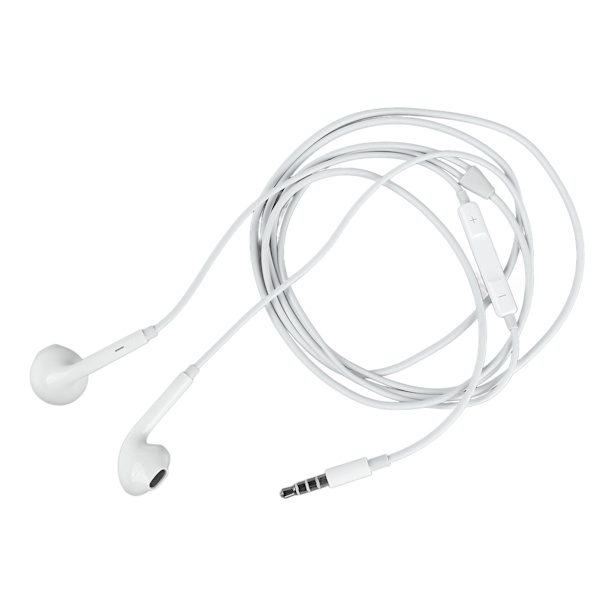 3,5 mm hörsnäckor Stor högtalarenhet Universal bashörlurar med tråd med volymjustering för IOS 6S 5S för Android