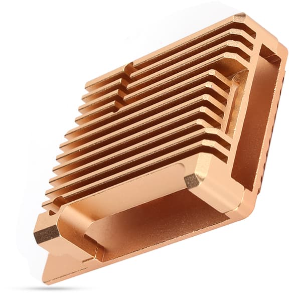 Skyddslåda Kompatibel med Raspberry Pi3 Model 2b / 3b Värmeavledningsfodral i aluminiumlegering