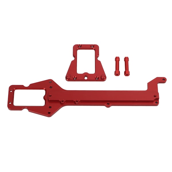 Byte av övre chassi i RC legering med hög hållfasthet Utsökt övre chassiplatta för Traxxas LaTrax Teton 1/18 RC Car Red