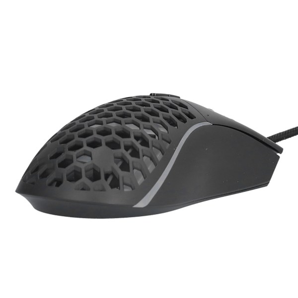 Ledningsbasert mus RGB 7-knapper USB-port Hullet ergonomisk spilldatatilbehør for kontor