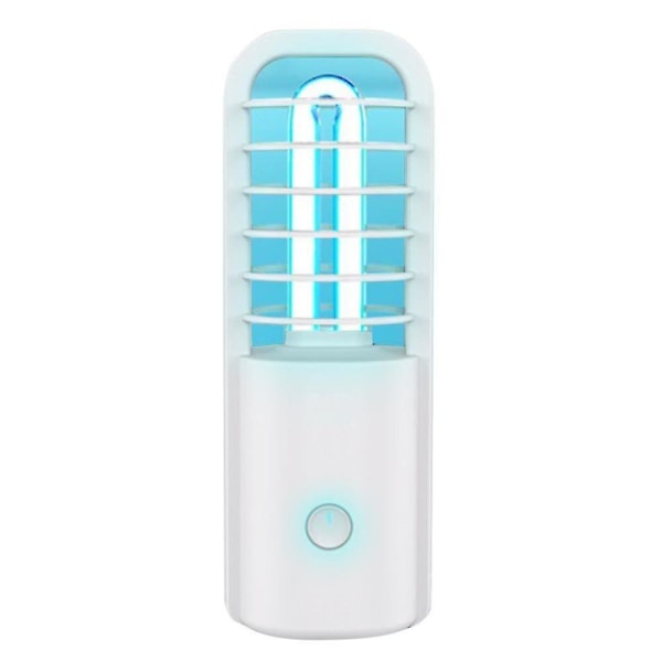 Bærbar Usb Genopladelig UV Sterilisator Light Uvc Sanitizer White
