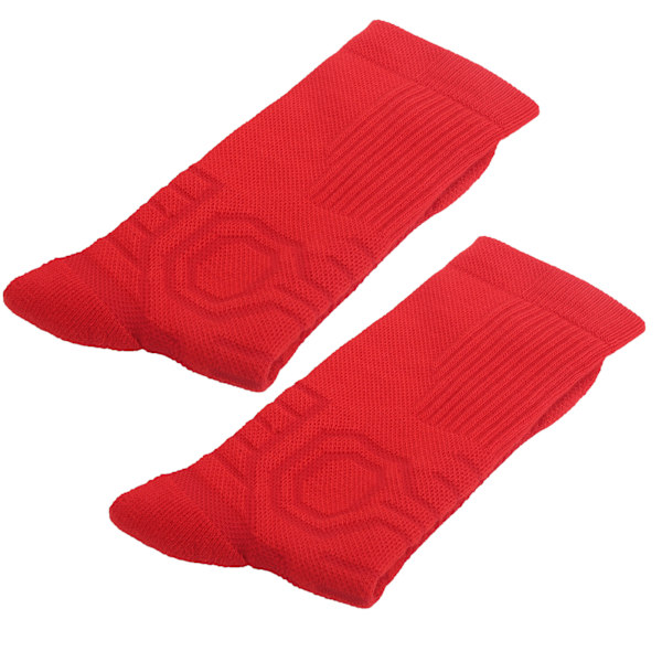 1 par Sports AntiSlip strumpor Andas Basketboll Fotboll Atletiska skyddsstrumpor (röda)