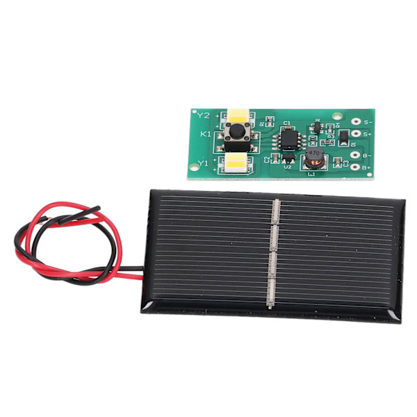 【NX】2 Set Solar Light Control Panel High Drive Efficiency Solar Lamp Controller Board Kompatibel med trädgård 1,2V