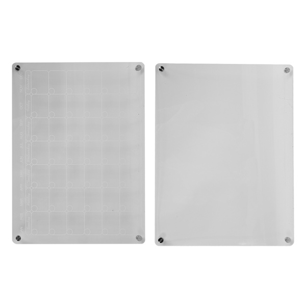Kylskåp Dry Erase Board Transparent Magnet Recording Calendar Board för Alzheimerpatienter