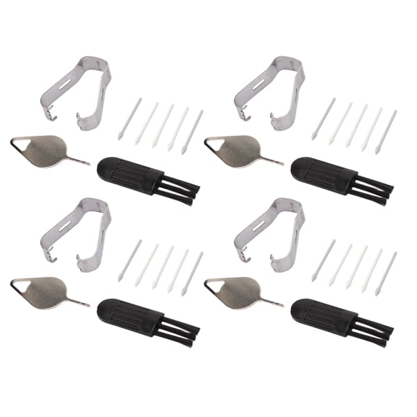 4 sæt til Tab S8 Stylus Pen Tips Holdbar ABS Nem installation til S8 Plus udskiftningsspidser med stifter, pincet, børster