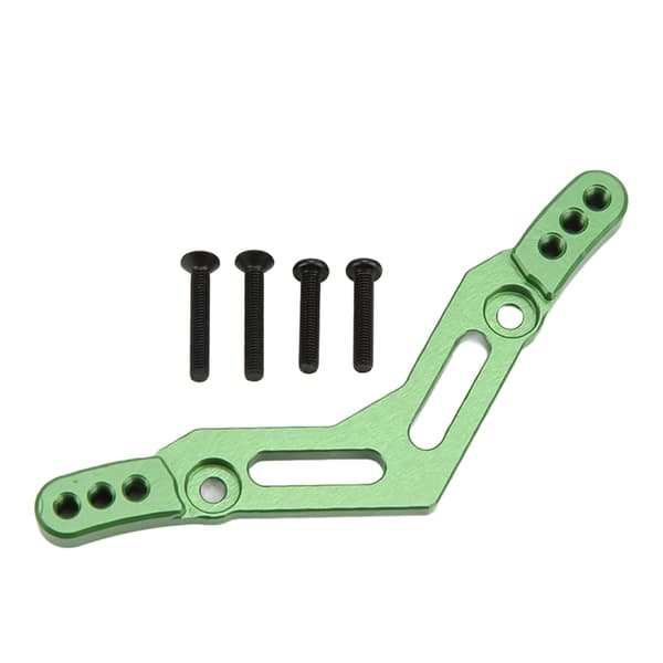 Front Shock Tower Board Aluminiumlegering Front Støddæmperplade til Arrma Granite 1/10 Fjernstyret Bil Grøn