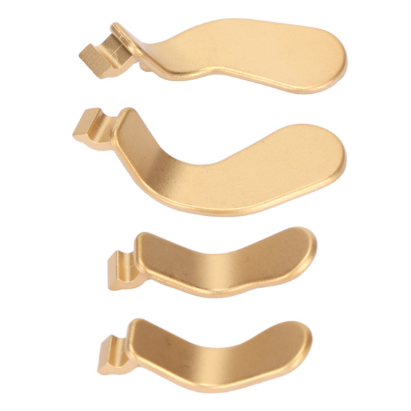 4 stk. Controller Paddles Rustfrit Stål Udskiftningskontroldele til Xbox One Elite Controller Series 2 Model 1797 Guld