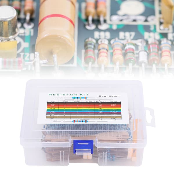 1460 st Metallfilmresistor 1R-10M 73 Modeller Resistorer Sortimentskit Komponentset