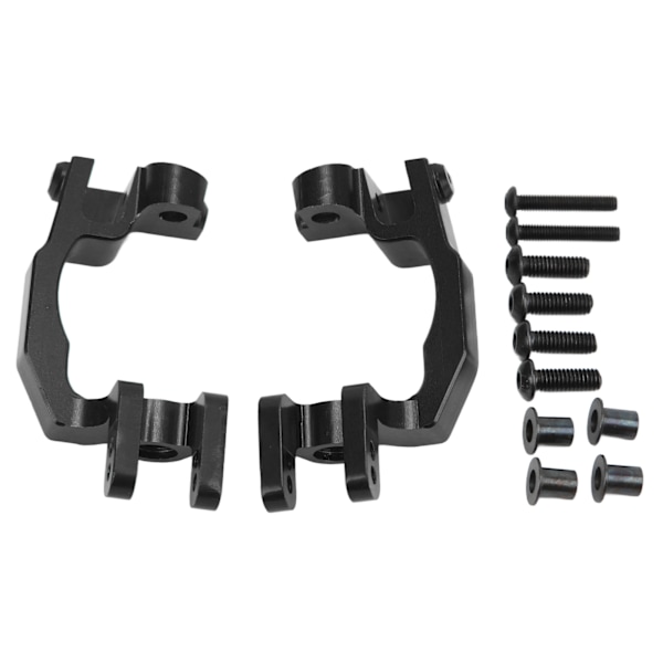 1 par RC C-navbärare bas gjutblock aluminiumlegering för ARRMA Typhon 1/10 fjärrstyrda fordon svart
