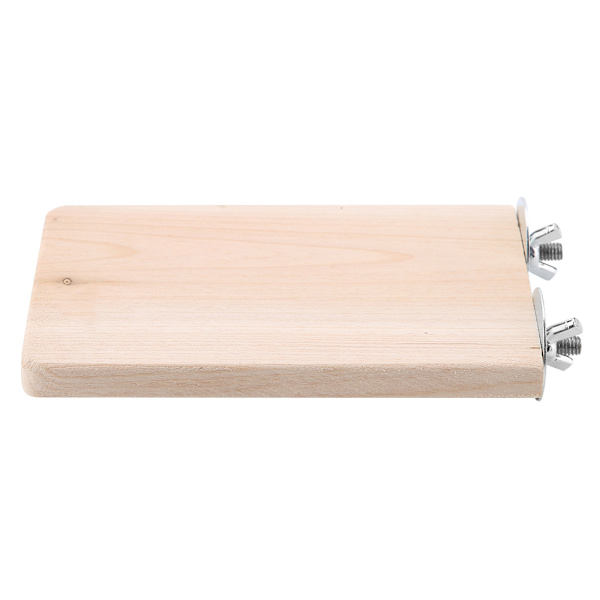 Litet husdjur Naturligt trä Stativ Plattform Leksak Rektangulär Trä Hoppa klättring Springboard leksak