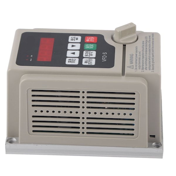 220V VFD frekvensomriktare enfasig ingång 3-fas utgångsfrekvensomvandlare0,75KW