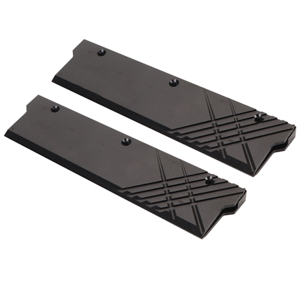 Dator Vattenkylning Kylfläns Aluminiumlegering Minneskylning Kylfläns DDR5 Minneskylare Svart
