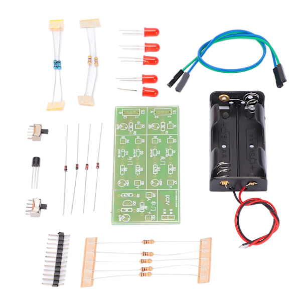 Diskret Komponent Gate Circuit Kit Analog Kreds Slidstærkt ABS DIY Elektronik Kit til eksperimentel træning