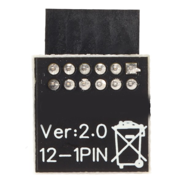 TPM 2.0-modul LPC-grensesnitt Stabil Høy sikkerhet Varig materiale 12-pins LPC-modul for hovedkortdatamaskin