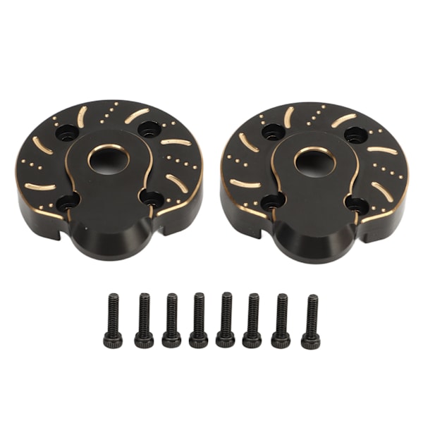 2st Yttre Portal Drive Hus RC Mässing Heavy Weight Täckplåt för Axial Capra SCX10 III AR45P 1/10 Fram Bakaxel