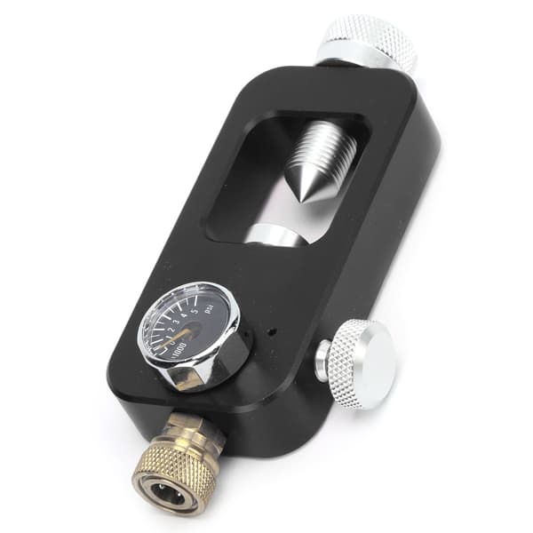 【NX】DIDEEP sukellusadapteri, yhteensopiva sukellusvarusteiden kanssa, iso pullo pieneen pulloon, 8 mm painemittari 0,5 l 1 l musta