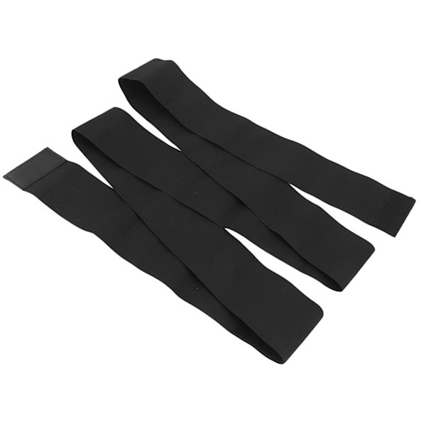 Midjeträningsbälte Nylon Justerbar Elastisk Svart Magomslag Slankkroppsformare för kvinnor 5M