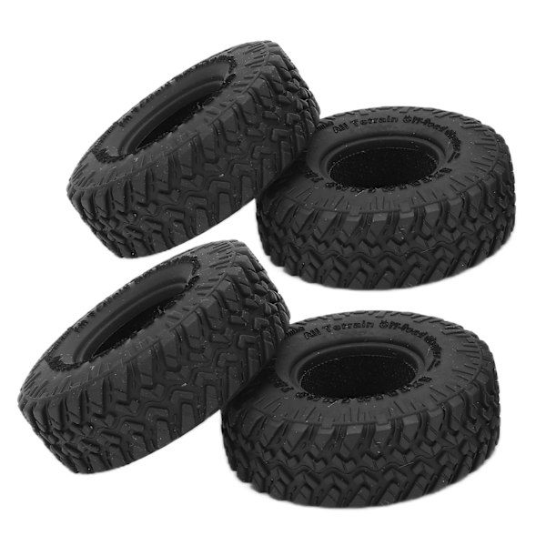 RC Dæk 1/24 RC Bil Gummi Dæk med Bedre Greb og Stærk Dæmpning til Axial SCX24