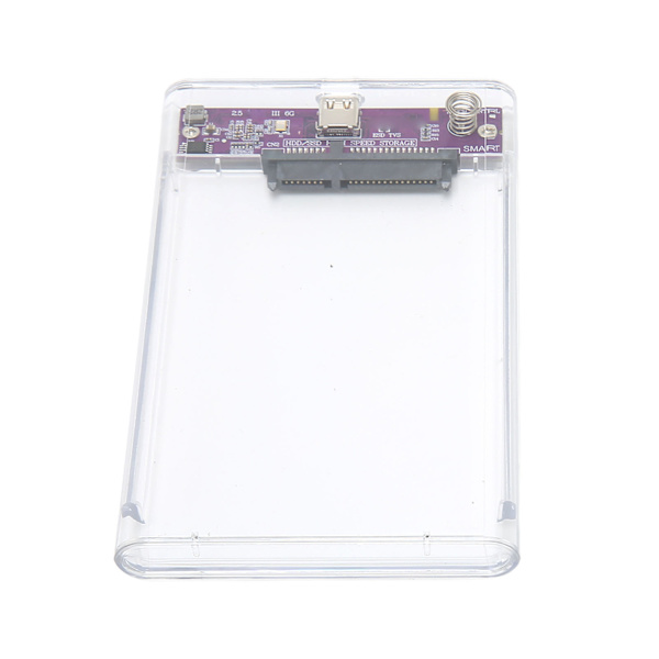2,5 tommer Ekstern Harddisk Kabinet Støtter Maksimalt 2TB 10Gbps Klar HDD Kabinet 2,5 Type C til 2,5 tommer SATA HDD SSD