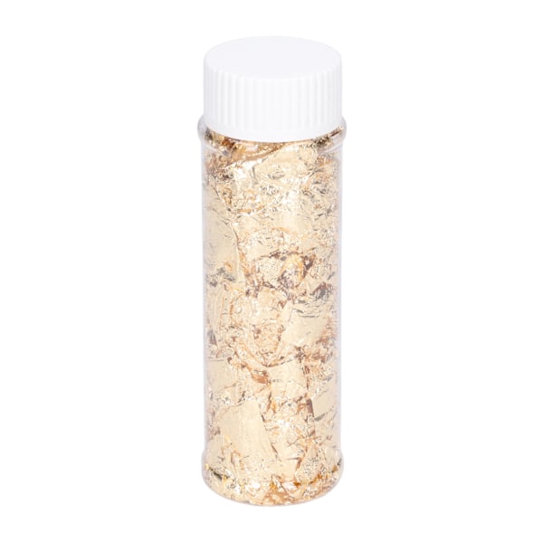 Gold Leaf Multipurpose Resin Hantverk Tillbehör Heminredning Glänsande guldplätering Guldfolie