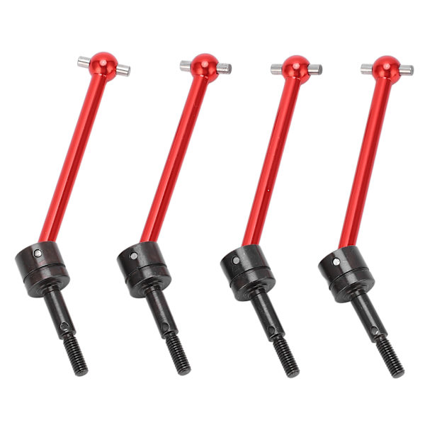 4st RC Metal Universal CVD Drivaxel Set för Tamiya TT02B 1/10 RC Car Upgrade PartsRed