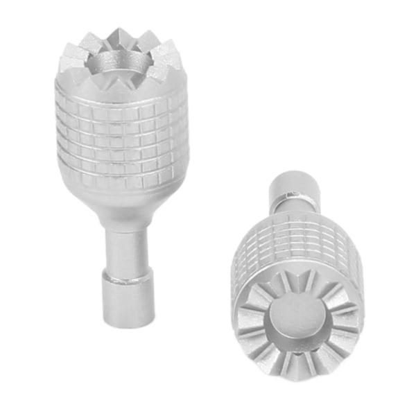 2st Drönarfjärrkontrollstavar Aluminiumlegering Silver CNV-bearbetning UAV Joystick för Mini 3 Pro RC med skärm