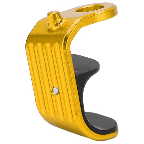 Cykel E-formad spänne Aluminiumlegering Plast polerad Lättdesign Cykelkrok E-spänne för BromptonGold