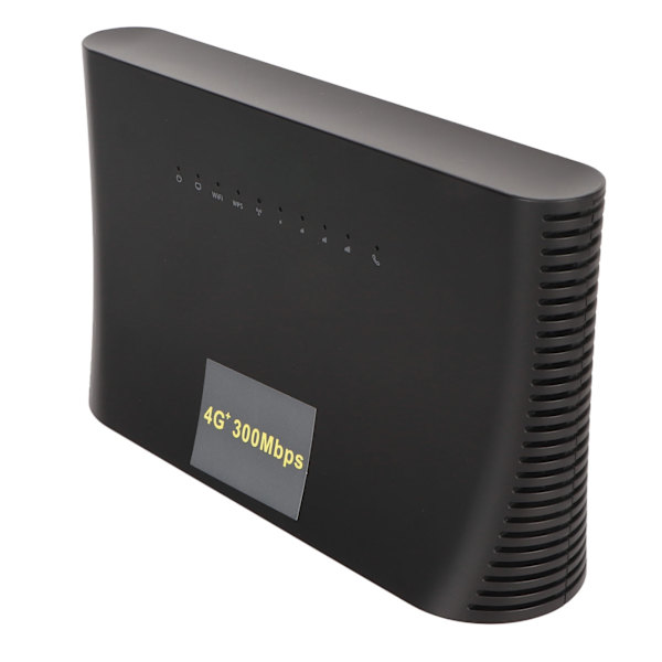 4G trådlös router 300Mbps 4G LTE CAT4-router Bärbar WiFi-router med WAN LAN-port för hemmahotellkontor 110‑240V US-kontakt