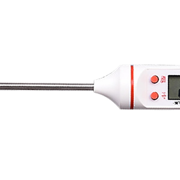 TP 101 Mattermometer Köksgrill Sondtermometer Mjölk Vatten Elektronisk termometer Vit Mattermometer