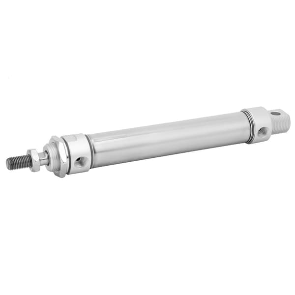Mini luftcylinder rustfritt stål rund dobbeltvirkende enhet Pneumatiske komponenter MA25MA25 x 50