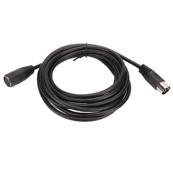 Stor DIN-adapterkabel 8-stift hane till hona högtalarljud förlängningssladd för mikrofon AV-system 3m