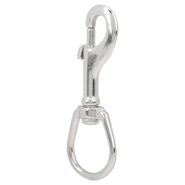Roterende Snap Hook 316 Rustfritt Stål Enkelt Hode Utendørsaktiviteter Dykke Spenne 80 mm