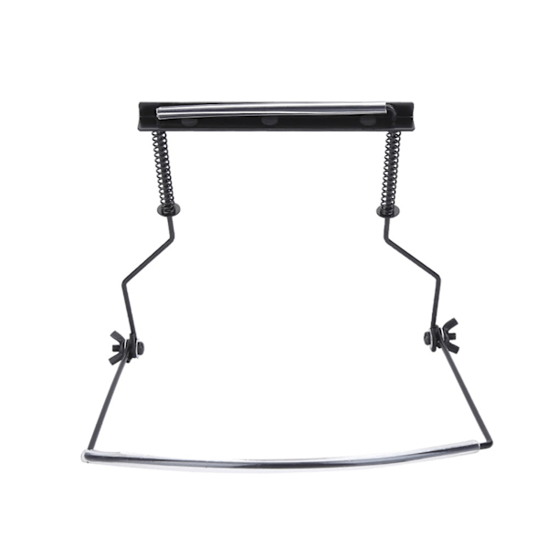 Holdbar, justerbar metal 10-huls Harmonika Halsholder Stativ Support Tilbehør