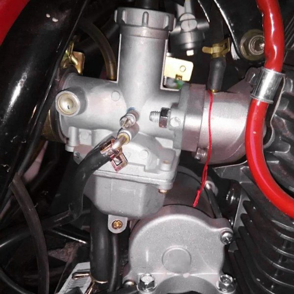 20 mm / 0,8 tuuman kaasuttimen vaihto Yamaha YZinger 50/PeeWee PW50:lle