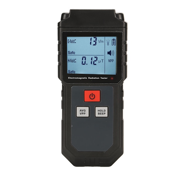 EMF-mätare för elektromagnetiska fält 5HZ till 3500MHz med digital LCD-skärm Handhållen strålningstestare för spökjakt
