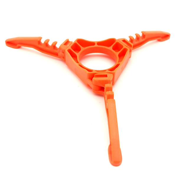 Brennstoffboks Stabilisator Foldbar Utendørs Camping Vandring Matlaging Gassbeholder Brakett Komfyr Stativ Patron Kanister Tripod