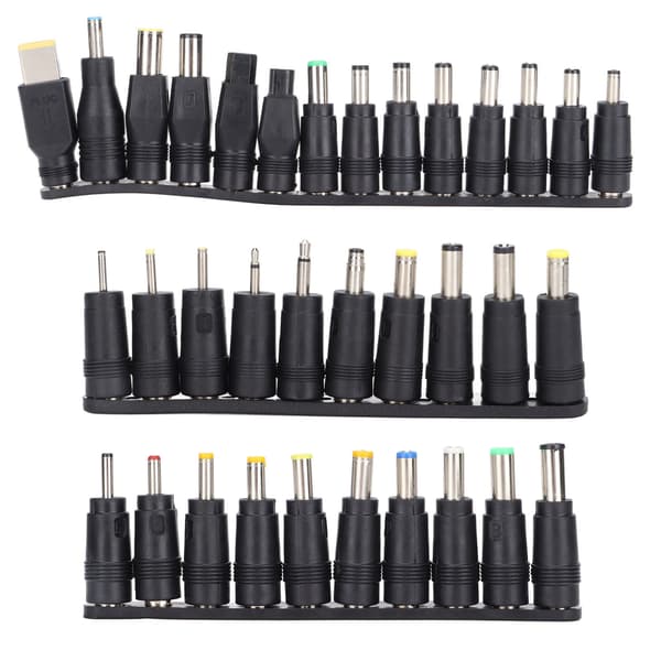 34 stk. DC Strømstik 5,5 mm x 2,1 mm Universal Laptop Strømstik Adapter Computer Tilbehør