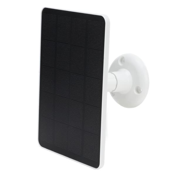 【NX】5V 4W Solpanel Monokristallint Kisel Låg Strömförbrukning Solladdare Vit för Säkerhetsskyddsövervakning