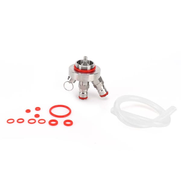 【NX】Mini Keg Øldispenser Kit Rustfritt stål Kuleøldispenser Avlastningsventil Kompatibel med 2L/3,6L/5L Fat