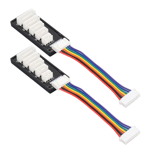 2 stk Balanceopladningskort Plast 2S‑6S Balanceopladningsadapter Konverter til B6 B6AC A6 Smart Balanceoplader