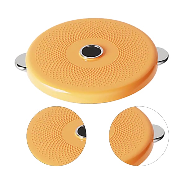 Twister Board PP og ABS Antislipp Lett Betjening Lett Vridnings Midje Maskin for Fitness Oransje