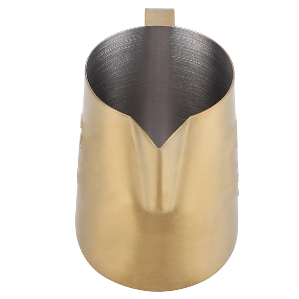 600ml Multipurpose Coffee Cup Mugg 304 rostfritt stål Mjölkskummande kanna Kaffetillbehör