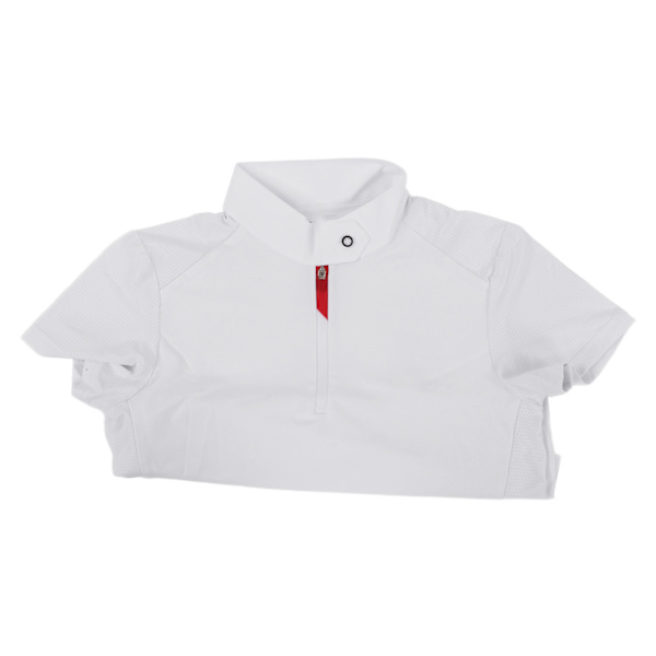 Ridsport T-shirt med bra elasticitet och andningsförmåga, bekväm och enkel, kortärmad för barn (L)