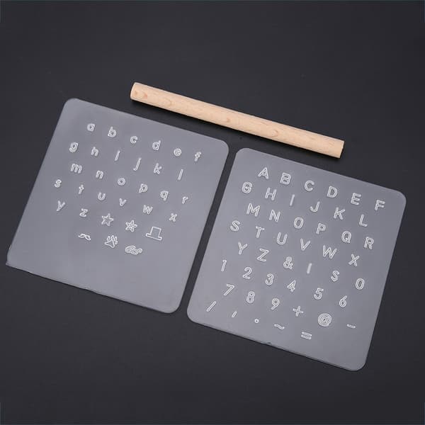 Handgjorda läder DIY läder brevutskrift Digitaltryck Konst läder Carving Tool Set
