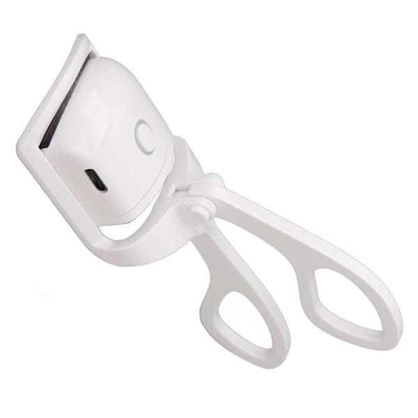 Elektrisk ögonfransböjare Mini Bärbar USB Uppladdningsbar Temperaturkontroll Långvarig uppvärmd ögonfransböjare Vit