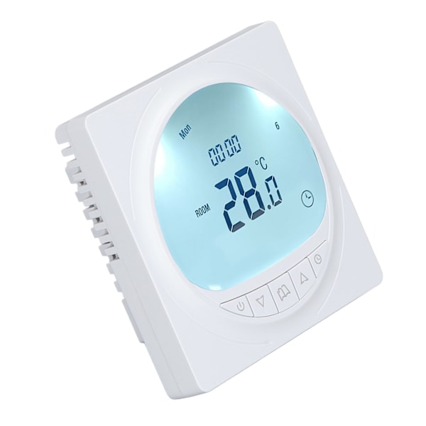Vann Gulvvarme Termostat LCD Display Smart Hjem Temperaturkontrollpanel 220V
