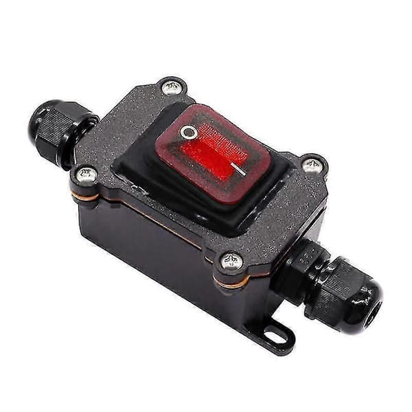 IP67 Vanntett Inline-bryter 12V DC 20A Vanntett bryter med høy strømstyrke