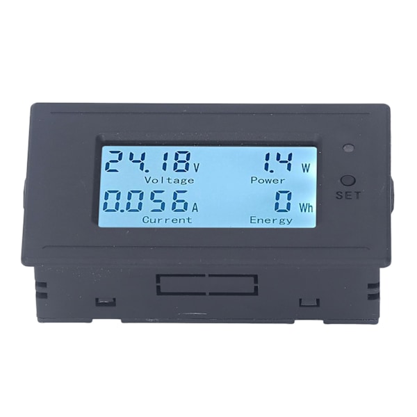 LCD-strömmätare Multifunktionell digital spänningsström Batterikapacitetsmonitor DC6‑200V